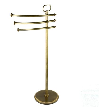 Stil Haus Elite, стойка: 3 полотенцедержателя, цвет бронза, артикул EL19(25)