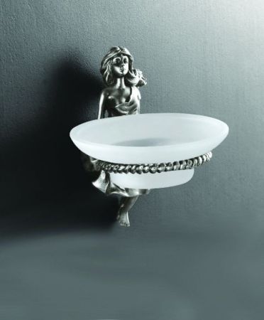 Мыльница Art&Max Athena AM-B-0615-T Серебро, артикул AM-B-0615-T