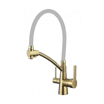 Смеситель для кухни с подключением к фильтру Savol S-L1805B-04, золото