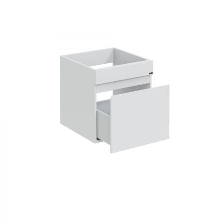 Тумба под раковину над стиральной машиной подвесная "Марс "48" 1 ящ. (ум. Юпитер 1100*500 литой мрамор), артикул 700314