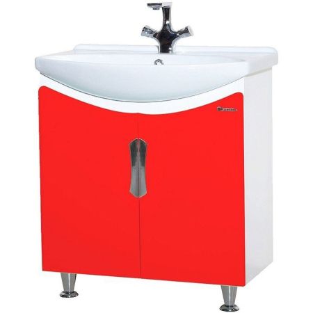 Тумба под раковину Bellezza Лагуна 65 4632110240036 Красная, артикул 4632110240036