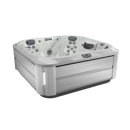 JACUZZI J355 Минибассейн отдельност.Platinum (65), внешняя панель BRUSHED GRAY, каскад, посветка,нагреватель, массажный подголовник 1шт,без крышки,
