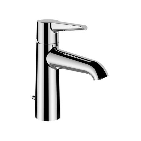 Смеситель для раковины, Laufen, Val, тип открывания воды-однорычажный, отверстия для монтажа-1, вынос излива, мм-110, донный клапан-есть, цвет-хром