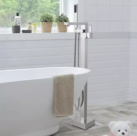 Смеситель ALBANO Brush Nickel для отдельностоящей ванны BOCH MANN  BM8924