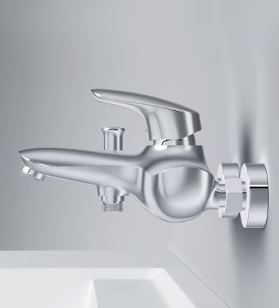 Смеситель для ванны AM.PM Bliss L F5310064 Хром Смеситель для ванны AM.PM Bliss L F5310064 Хром