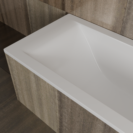 Ванна из литьевого мрамора Delice Diapason 1700х700