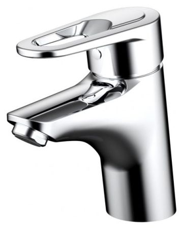 Смеситель для раковины Bravat Loop F1124182CP-RUS Хром, артикул F1124182CP-RUS