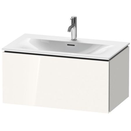 Duravit L-Cube Тумба подвесная под раковину # 234483, 1 выдвижное отделение, 400x820x481мм, цвет White High Gloss, артикул LC613702222