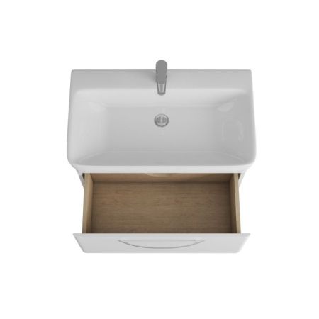 Тумба под раковину Owl 1975 Skansen 80 OW050100 подвесная Белая, артикул OW050100