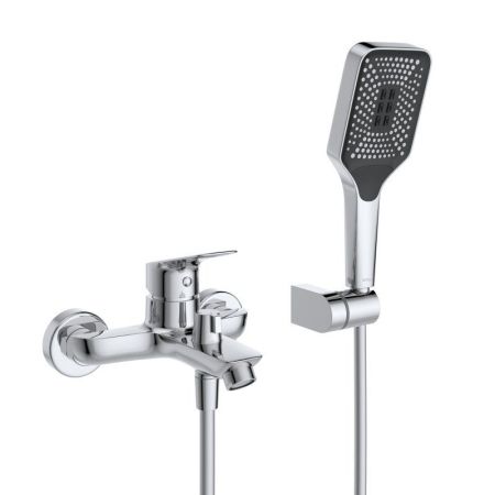 DUE Комплект смесителей для ванной - смеситель для ванны и смеситель для раковины, артикул DUE-VASM/LVM-CRM