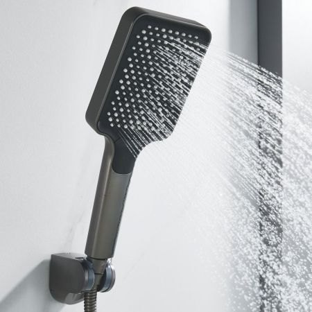 Смеситель для ванны Shevanik S9922T, оружейная сталь, артикул S9922T