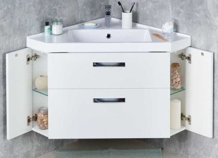 Тумба под раковину Акватон Кантара 110 подвесная 1A205601ANW70 Дуб полярный, артикул 1A205601ANW70