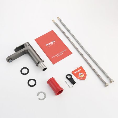 Смеситель для раковины Raglo R50.10.09, графит, артикул R50.10.09