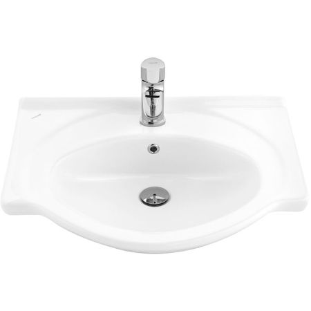 Раковина Creavit Etol 65 ET065-00CB00E-0000 Белая, артикул ET065-00CB00E-0000