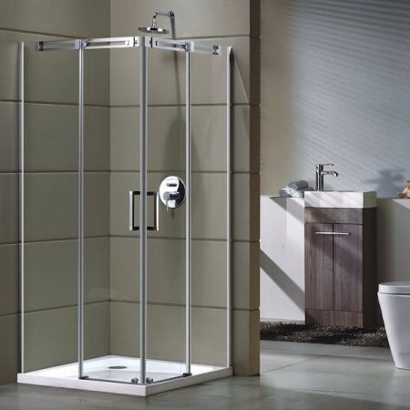 Душевой уголок Grossman GR-3100 190х100 профиль Хром стекло прозрачное, артикул GR-3100