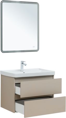 Тумба под раковину Aquanet Вега 2.0 70 бежевый, артикул 00337942