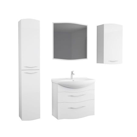 Тумба Vessla stor 75, белый лак, артикул OW22.12.00