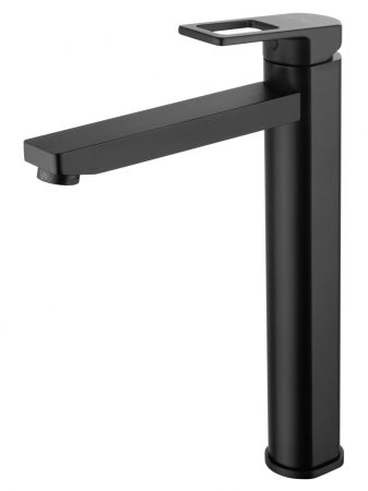 Смеситель для раковины высокий WONZON & WOGHAND FRAME, Черный матовый (WW-88239010-MB), артикул WW-88239010-MB