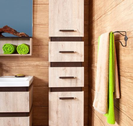 Тумба под раковину Бриклаер Техас 100 Дуб кантри Венге, артикул 4627125412882