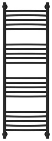 Полотенцесушитель водяной "Богема+" 1200х400 (Матовый Чёрный), артикул 31-0221-1240