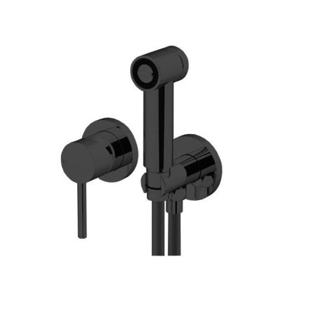 GATTONI CIRCLE TWO Гигиенический душ, с внутренней частью Gbox SC070, цвет NERO OPACO, артикул 9111/91NO