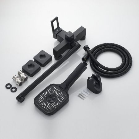 Смеситель для ванны Raffine F2296H, черный, артикул F2296H