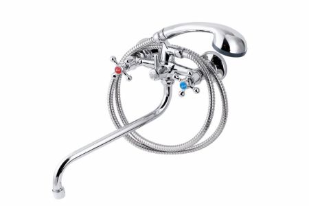 Смеситель для ванны с душем FAUZT FZs-471-06 тип См-ВУДРНШлА, артикул FZs-471-06