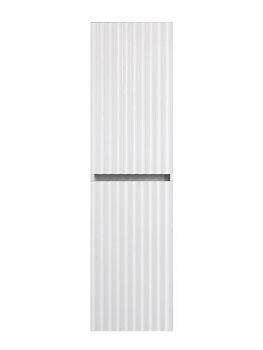 ELEGANT Пенал настенный, подвесной, Белый глянец AM-ELEGANT-1500-2А-SO-BL-LED-P