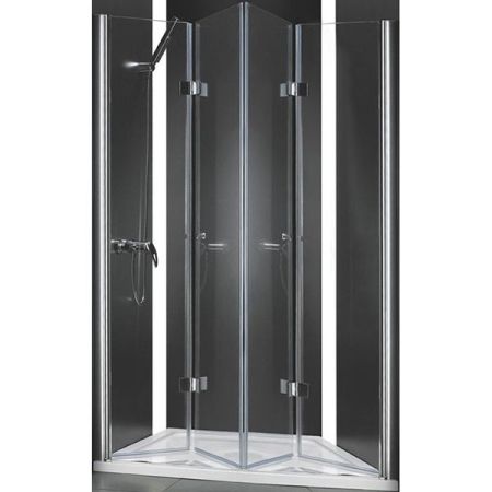 Душевая дверь в нишу Cezares Elena W-BS-22 200 профиль Хром стекло прозрачное, артикул ELENA-W-BS-22-200-C-Cr