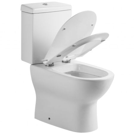 Унитаз компакт Orange C04-000W с бачком и сиденьем Микролифт, артикул C04-000W