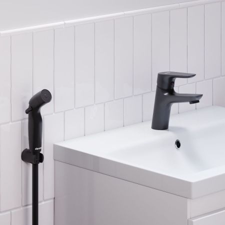 770300300 Jupiter, смеситель для умывальника без дк с гигиеническим душем, артикул 770300300