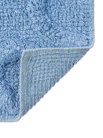 Коврик для ванной комнаты Fora 80х50 FOR-M003BL Круги Голубой, артикул FOR-M003BL