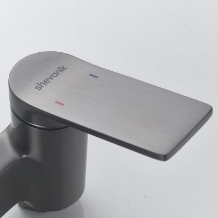 Гигиенический душ со смесителем Shevanik S4105T-1, оружейная сталь