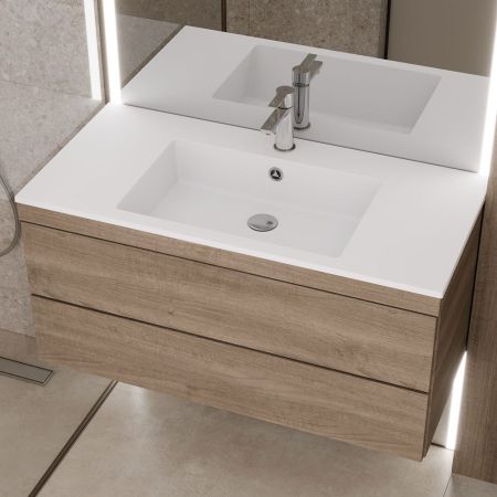 Раковина Paola Nero 1000 ST-W, белый, артикул Nero 1000 ST-W