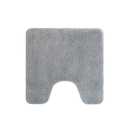 Коврик для ванной комнаты с вырезом, 50х50, микрофибра, серый, IDDIS, BTLT02Mi12, артикул BTLT02Mi12