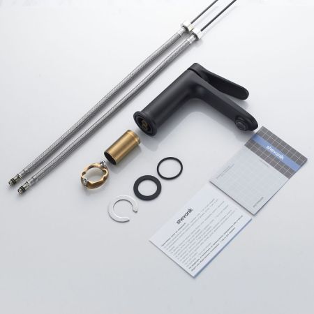 Смеситель для раковины Shevanik S4301H, черный, артикул S4301H