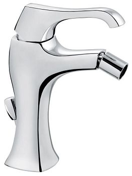 Emmevi Ares, однорычажный смеситель для биде с донным клапаном, цвет хром