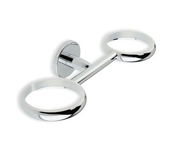 Stil Haus Liz, настенный держатель двойной для мыльницы/дозатора/стакана, цвет хром