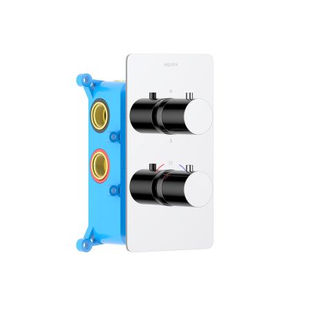 Термостатический смеситель для ванны 3 режима (внешняя и скрытая часть) AQUATEK AQ1393CR ЕВРОПА, артикул AQ1393CR