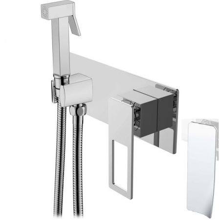 Гигиеническая лейка Q со смесителем  CHROME CHROME_Комплект