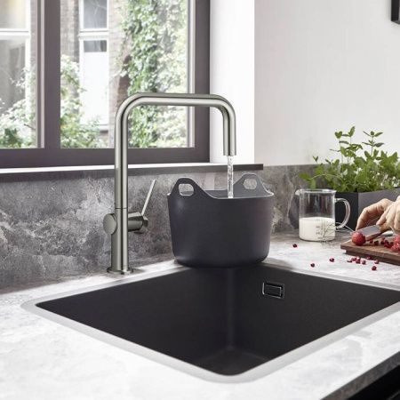 Смеситель для кухни, Hansgrohe, Talis M54, тип открывания воды-однорычажный, тип регулирования воды-керамический картридж, монтаж-на раковину/столешницу, отверстия для монтажа-1, высота, мм-339, вынос излива, мм-216, тип излива-поворотный, тип подводки-ги Смеситель для кухни, Hansgrohe, Talis M54, тип открывания воды-однорычажный, тип регулирования воды-керамический картридж, монтаж-на раковину/столешницу, отверстия для монтажа-1, высота, мм-339, вынос излива, мм-216, тип излива-поворотный, тип подводки-ги