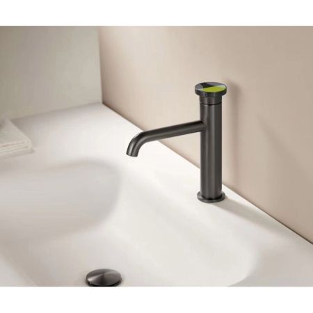 Смеситель для раковины Bronze de Luxe 9009GM-Y, графит/желтый