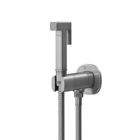 Смеситель Lemark Solo с гигиеническим душем, встраиваемый (LM7172GM), артикул LM7172GM