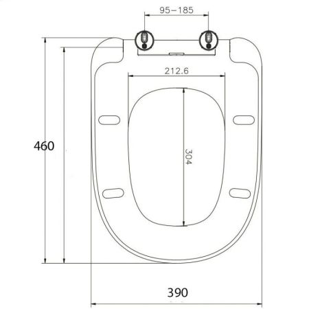 Сиденье для унитаза JACOB DELAFON STRUKTURA E20606-00 (микролифт, быстросъемное, тонкое, дюропласт, , шт, артикул E20606-00