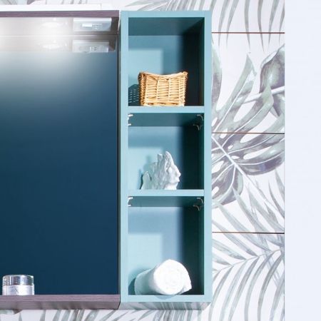 Подвесной шкаф Бриклаер Кристалл 20 подвесной Муссон, артикул 4627125414602