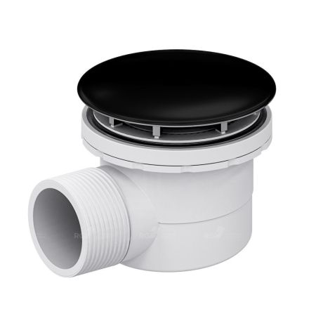 Сифон для душевых поддонов RGW Velplex QYD-06 Черный, артикул 18241106-04