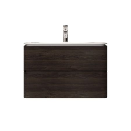 M30FHX0802TF Sensation, База под раковину, подвесная, 80 см, ящики, табачный дуб, текстурированная,, артикул M30FHX0802TF
