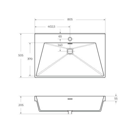 Мебель для ванной CEZARES MOLVENO, артикул MOLVENO-80-2C-SO-LB