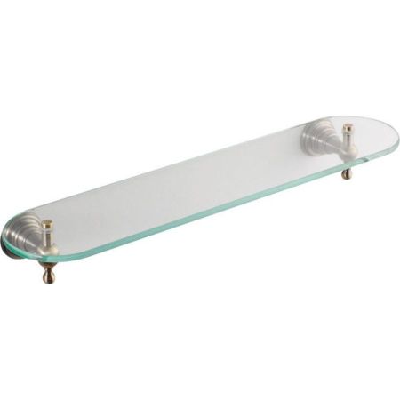 Полка DIAMOND стеклянная с держателями из бронзы, Sapho, артикул 1318-15