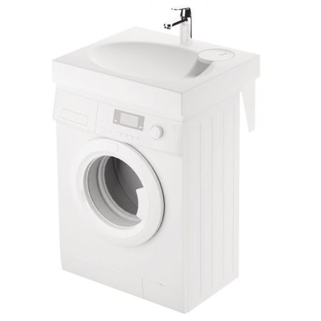 Раковина PAA Claro Mini 60x50 Iclami на стиральную машину Белая